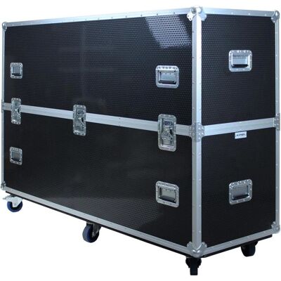 KIMEX 103-4055 Flight Case Für Zwei 40-55" Bildschirme - Flight Case KIMEX 103-4055 Flight Case Für Zwei 40-55" Bildschirme - Flight Case