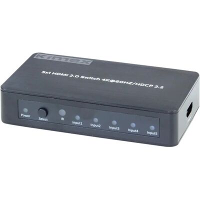 KIMEX INTERNATIONAL Kimex 131-2051 Interruptor HDMI 5x1 4K60Hz KIMEX INTERNATIONAL Kimex 131-2051 Interruptor HDMI 5x1 4K60Hz