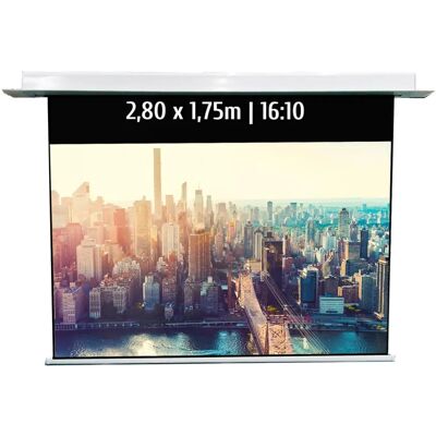 KIMEX Elektrisches Retractable Projektionsschirm - 280x175cm - Wi-Fi Steuerung KIMEX Elektrisches Retractable Projektionsschirm - 280x175cm - Wi-Fi Steuerung