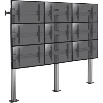 Support de sol Kimex 031-2900K3 - Supporte 9 TV 45-50" VESA 200x200 à 600x400 - Publicité Support de sol Kimex 031-2900K3 - Supporte 9 TV 45-50" VESA 200x200 à 600x400 - Publicité