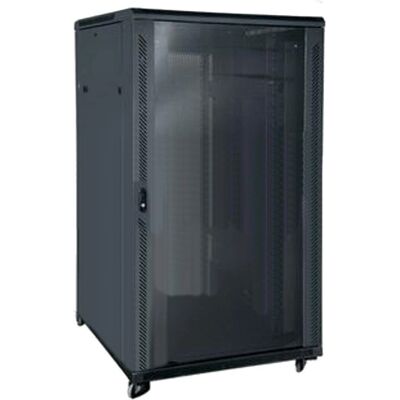 Rack KIMEX 24U in acciaio nero per reti e attrezzature - Rack Rack KIMEX 24U in acciaio nero per reti e attrezzature - Rack