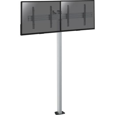 KIMEX Boden-TV-Ständer - Für 2 Fernseher 43-49" - Höhenverstellbar & VESA KIMEX Boden-TV-Ständer - Für 2 Fernseher 43-49" - Höhenverstellbar & VESA