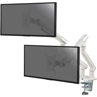 Support Moniteur Double KIMEX - Mouvement Complet 17-32" - Publicité Support Moniteur Double KIMEX - Mouvement Complet 17-32" - Publicité