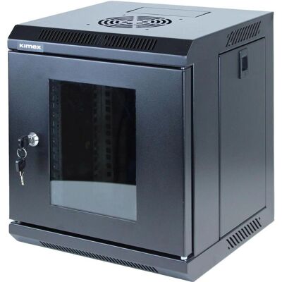 KIMEX Râtelier Murale 10'' 6U Noir - Publicité KIMEX Râtelier Murale 10'' 6U Noir - Publicité
