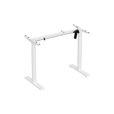 Cadre de bureau assis-debout électrique KIMEX - Réglable, Blanc - Publicité Cadre de bureau assis-debout électrique KIMEX - Réglable, Blanc - Publicité