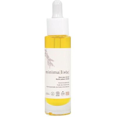 Huile Visage Bio Minima pour Peaux Mixtes - Régule Sébum - Publicité Huile Visage Bio Minima pour Peaux Mixtes - Régule Sébum - Publicité