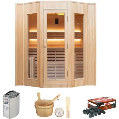 Sauna Zen 4 France Sauna - Sauna Finlandais Traditionnel 6kW - Publicité Sauna Zen 4 France Sauna - Sauna Finlandais Traditionnel 6kW - Publicité