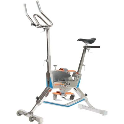 Waterflex WR5 Aquabike - Résistance réglable - Cadre en acier inoxydable - Eau 1,10m à 1,60m - Publicité Waterflex WR5 Aquabike - Résistance réglable - Cadre en acier inoxydable - Eau 1,10m à 1,60m - Publicité