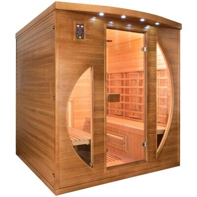 France Sauna - Spectra 4 - Sauna a infrarossi - 200x185x200cm France Sauna - Spectra 4 - Sauna a infrarossi - 200x185x200cm