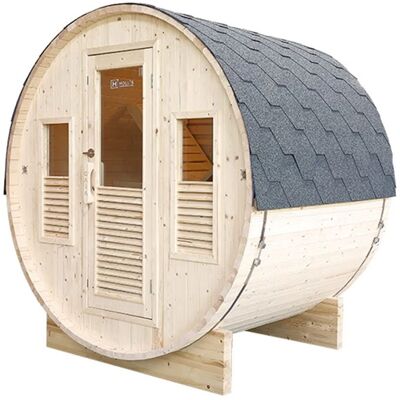 Sauna d’extérieur vapeur POOLSTAR HL T160E Gaïa Bella - 3 places - Publicité Sauna d’extérieur vapeur POOLSTAR HL T160E Gaïa Bella - 3 places - Publicité