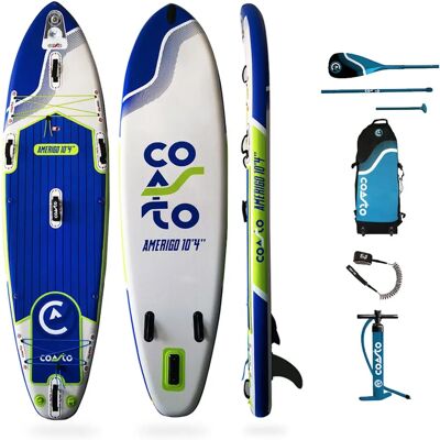 Coasto Amerigo 10'4" Inflatable Stand Up Paddle Coasto Amerigo 10'4" Inflatable Stand Up Paddle
