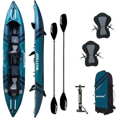 Wattsup Wattsup Cod aufblasbares Kajak - 2 Personen - 410x85 cm Wattsup Wattsup Cod aufblasbares Kajak - 2 Personen - 410x85 cm