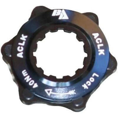 Brake Authority 6-Loch Scheibenadapter - Centerlock - Schwarz Brake Authority 6-Loch Scheibenadapter - Centerlock - Schwarz