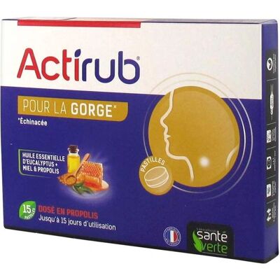Sante verte Actirub Lutschtabletten - Pastillen Sante verte Actirub Lutschtabletten - Pastillen