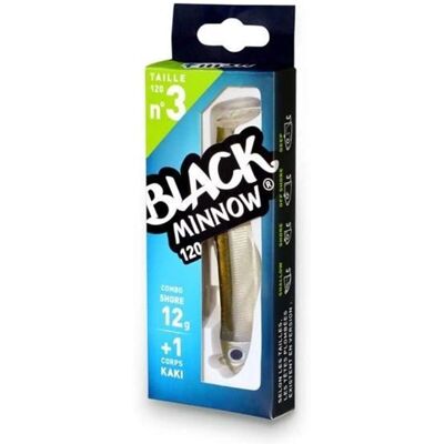 Fiiish - Black Minnow - Vert - 12g - Soft lure - Publicité Fiiish - Black Minnow - Vert - 12g - Soft lure - Publicité