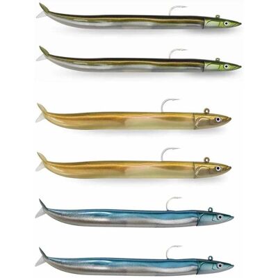 Fiiish - Crazy Sand Eel - 180 mm - 35 g - leurre souple - Publicité Fiiish - Crazy Sand Eel - 180 mm - 35 g - leurre souple - Publicité