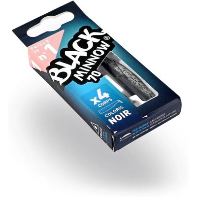 Fiiish Black Minnow No. 1 70 mm - Pièces d'accessoires de pêche - Publicité Fiiish Black Minnow No. 1 70 mm - Pièces d'accessoires de pêche - Publicité