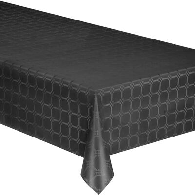 JADEO Black Damask Roll Tablecloth - Tablecloth JADEO Black Damask Roll Tablecloth - Tablecloth