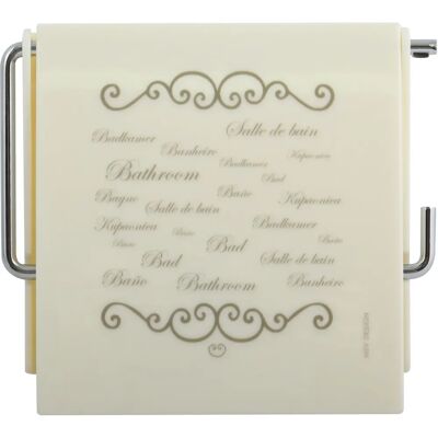 MSV Wandmontierter Toilettenpapierhalter - Beige - Toilet paper holder MSV Wandmontierter Toilettenpapierhalter - Beige - Toilet paper holder