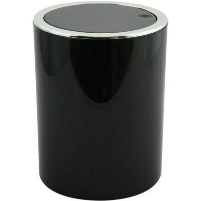 MSV Kamaka Mülleimer - 6L, Schwarz, Modernes Design MSV Kamaka Mülleimer - 6L, Schwarz, Modernes Design