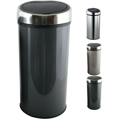MSV Edelstahl Touch Mülleimer - 30L - Grau MSV Edelstahl Touch Mülleimer - 30L - Grau