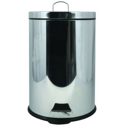 MSV 3700703904403 Edelstahl 20L Runder Mülleimer MSV 3700703904403 Edelstahl 20L Runder Mülleimer