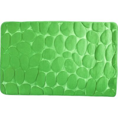 Tapis de bain en microfibre MSV Pebble 50x80cm Vert - Publicité Tapis de bain en microfibre MSV Pebble 50x80cm Vert - Publicité