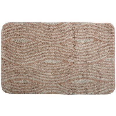 MSV Mikrofaser Wave Badteppich - 50x80 cm - Hellbraun MSV Mikrofaser Wave Badteppich - 50x80 cm - Hellbraun