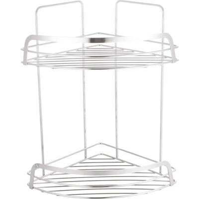 MSV Étagère de douche d’angle 2 niveaux - Shower Shelf - Publicité MSV Étagère de douche d’angle 2 niveaux - Shower Shelf - Publicité