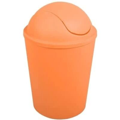 MSV Compact Orange Trash Can - Modern Design MSV Compact Orange Trash Can - Modern Design