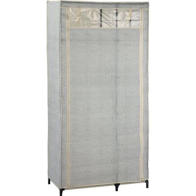 MSV Kleiderschrank mit belüfteten PP-Regalen - 90x45x178cm MSV Kleiderschrank mit belüfteten PP-Regalen - 90x45x178cm
