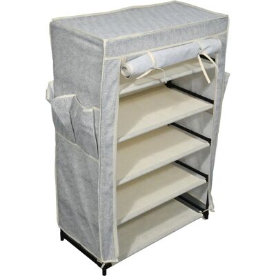 MSV Schuhschrank 5 Ebenen Staubabweisend - Schuhorganizer für Flur MSV Schuhschrank 5 Ebenen Staubabweisend - Schuhorganizer für Flur