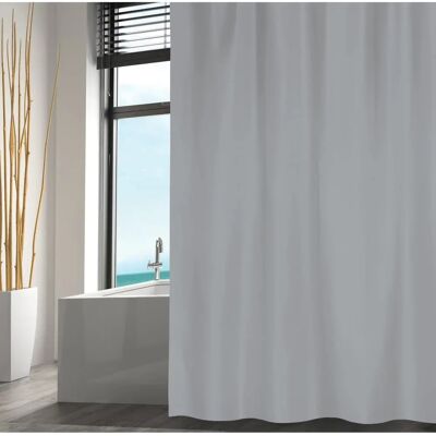 Tenda doccia grigia MSV - 180x200cm - Antibatterico, Impermeabile Tenda doccia grigia MSV - 180x200cm - Antibatterico, Impermeabile