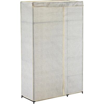 MSV - Belüfteter Schrank mit Regalen - Beige & Grau MSV - Belüfteter Schrank mit Regalen - Beige & Grau