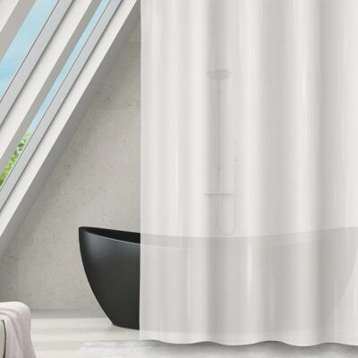 MSV Romana Polyester Douchegordijn - 180x180cm - Wit MSV Romana Polyester Douchegordijn - 180x180cm - Wit