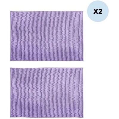 MSV Alfombra de Baño Lavanda 50x80cm - Alfombra de Baño MSV Alfombra de Baño Lavanda 50x80cm - Alfombra de Baño