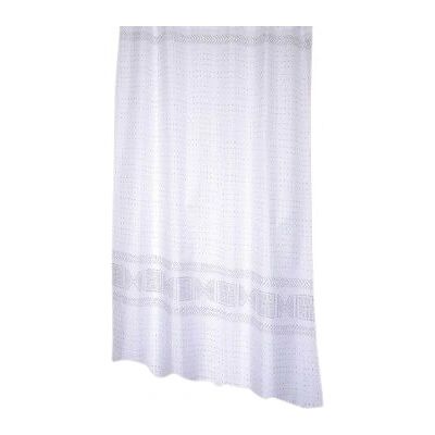 MSV Grey Polyester Shower Curtain - 180x200cm - Waterproof & Mold-Resistant MSV Grey Polyester Shower Curtain - 180x200cm - Waterproof & Mold-Resistant