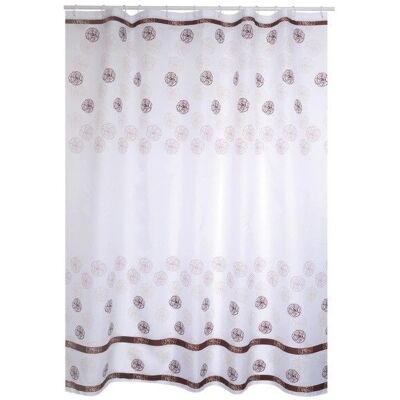 MSV Modèle 3700703917885 Rideau de Douche Marron Blanc - Rideau de Douche - Publicité MSV Modèle 3700703917885 Rideau de Douche Marron Blanc - Rideau de Douche - Publicité
