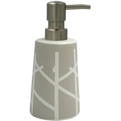 MSV 3700703919025 Seifenspender - Taupe, Weiß, Grau, Blau MSV 3700703919025 Seifenspender - Taupe, Weiß, Grau, Blau