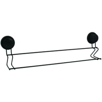 MSV 142755 Portasalviette da parete nero MSV 142755 Portasalviette da parete nero