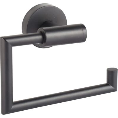 MSV Abby Black Matte Wall-Mounted Toilet Paper Holder - Toilet Paper Holder MSV Abby Black Matte Wall-Mounted Toilet Paper Holder - Toilet Paper Holder