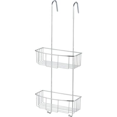 MSV Lexie Duschablage - Zweistöckige Edelstahl - 23x19x60 cm MSV Lexie Duschablage - Zweistöckige Edelstahl - 23x19x60 cm