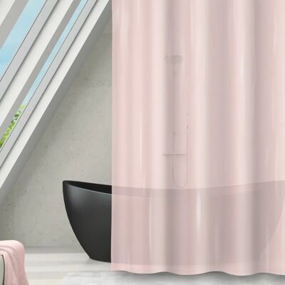 Tenda doccia MSV Romana 180 x 180 cm Rosa - Poliestere Tenda doccia MSV Romana 180 x 180 cm Rosa - Poliestere