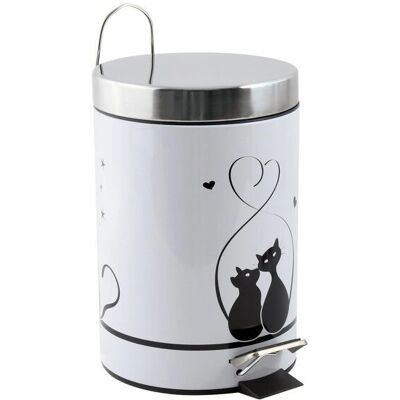 MSV - 3L Pedal Stainless Steel Bin - 3 L - Trash can MSV - 3L Pedal Stainless Steel Bin - 3 L - Trash can