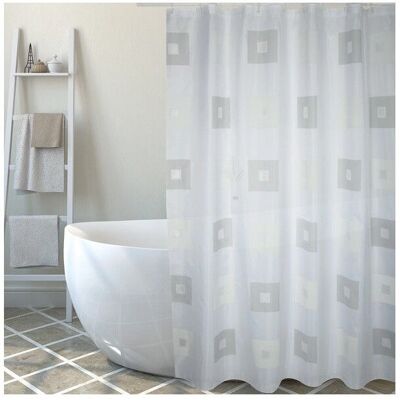 MSV 3700703928041 Cortina de ducha gris de poliéster - Premium Narok MSV 3700703928041 Cortina de ducha gris de poliéster - Premium Narok