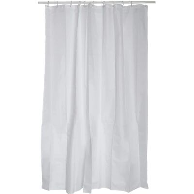 MSV Polyester Duschvorhang - 120x200cm Weiß - Duschvorhang MSV Polyester Duschvorhang - 120x200cm Weiß - Duschvorhang