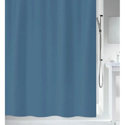 Rideau de douche MSV bleu marine 180 x 200 cm - Publicité Rideau de douche MSV bleu marine 180 x 200 cm - Publicité