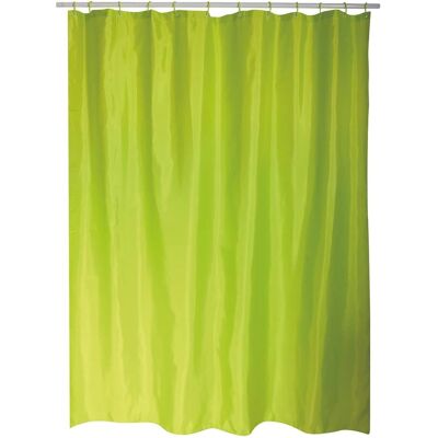 MSV Green Shower Curtain - 180x200 cm - Anti-bacterial Polyester MSV Green Shower Curtain - 180x200 cm - Anti-bacterial Polyester