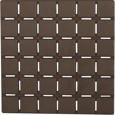 MSV Thibaut Tapis de Bain Antidérapant - 13x13cm, Marron - Tapis de Bain - Publicité MSV Thibaut Tapis de Bain Antidérapant - 13x13cm, Marron - Tapis de Bain - Publicité
