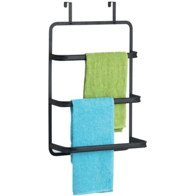 MSV 140226 Zwart handdoekhouder - Badkameraccessoire MSV 140226 Zwart handdoekhouder - Badkameraccessoire